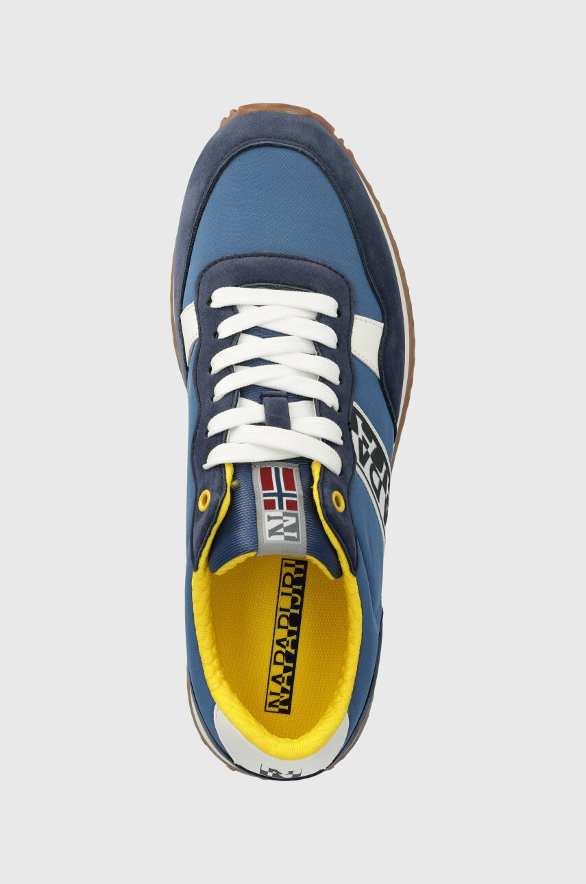 NAPAPIJRI Cosmos Scarpe Da Ginnastica Uomo - Verde, Ispirazione Retrò, Tomaia In Nylon E Pelle Scamosciata, Suola In Gomma - 4