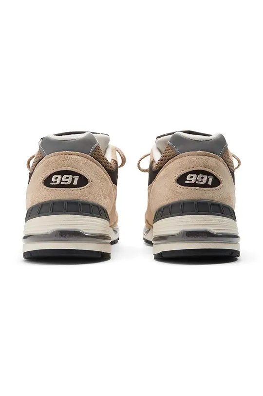 beige New Balance sneakers. Made in UK