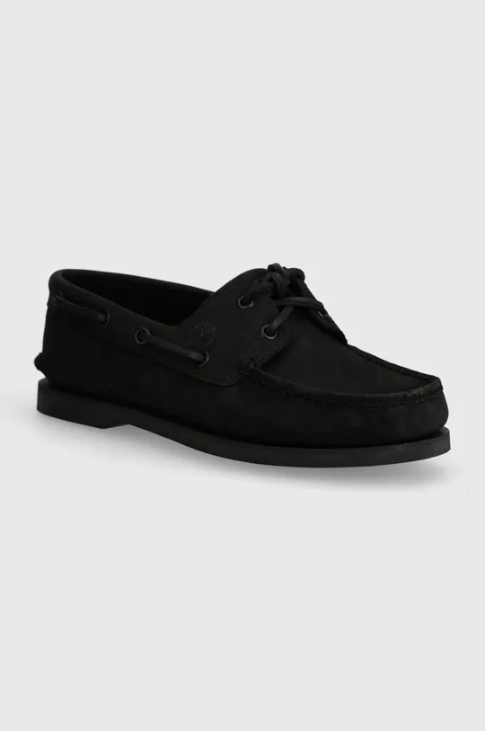 black Timberland suede shoes Classic Boat Men’s