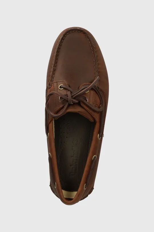brown Timberland leather loafers Classic Boat