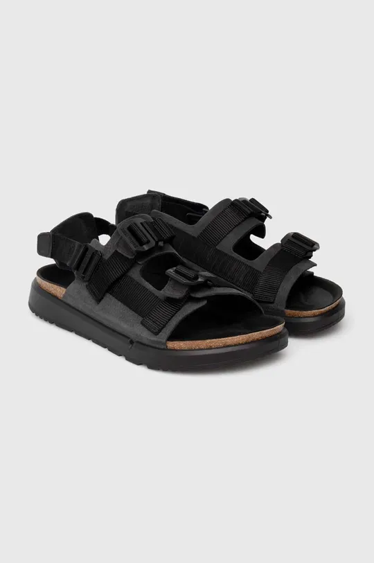 Birkenstock sandals Shinjuku Uppers: Textile material, Natural leather Inside: Synthetic material, Suede Outsole: Synthetic material