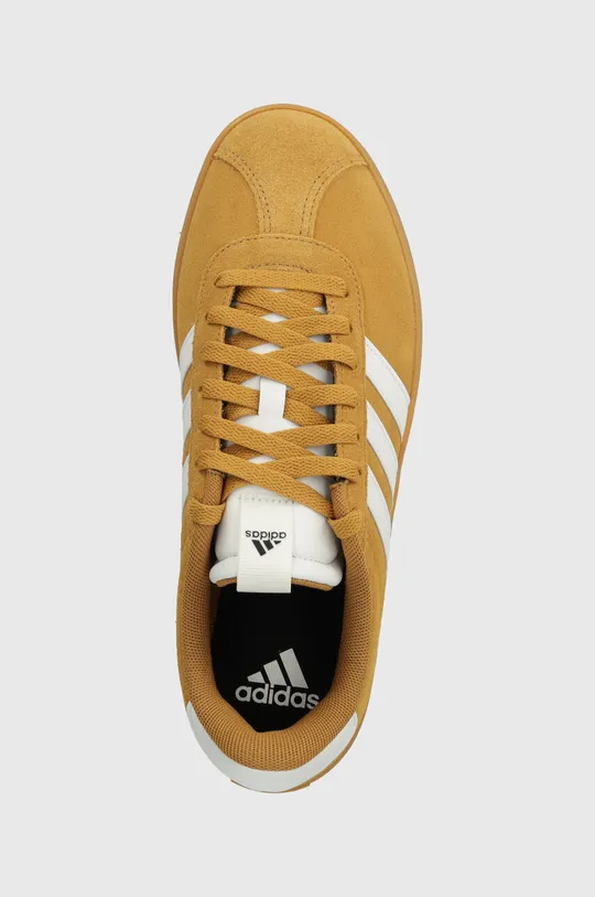 żółty adidas sneakersy zamszowe VL COURT 3.0