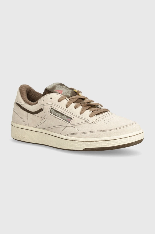 Σουέτ αθλητικά παπούτσια Reebok Classic Club C 85 Vintage μικρό μπεζ 100074161