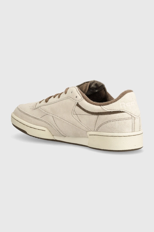 Încălțăminte Reebok Classic sneakers din piele intoarsă Club C 85 Vintage 100074161 bej