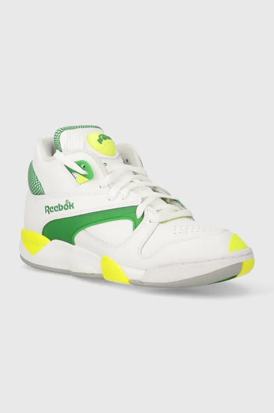 λευκό Δερμάτινα αθλητικά παπούτσια Reebok Classic Court Victory Pump Ανδρικά