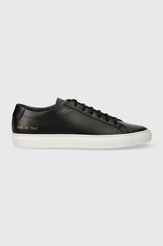 Common Projects sneakers din piele Achilles Low White Sole negru