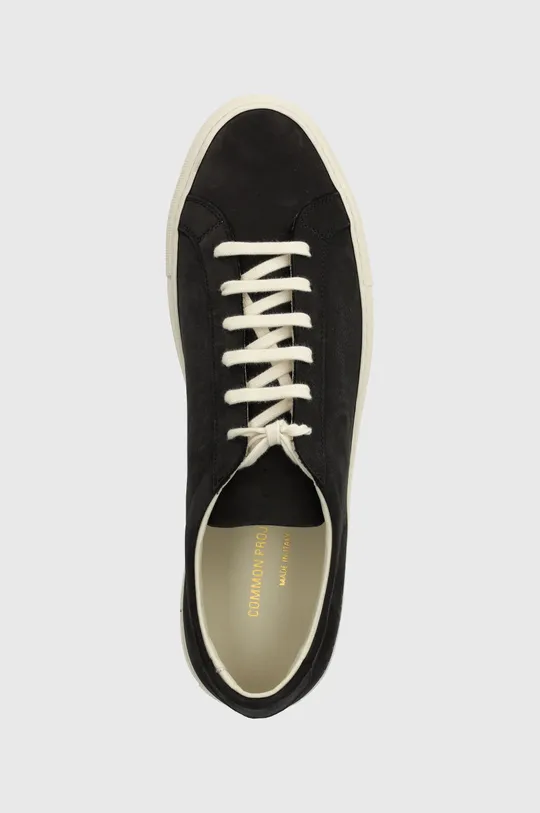 nero Lacoste scarpe da ginnastica in nubuck Contrast Achilles