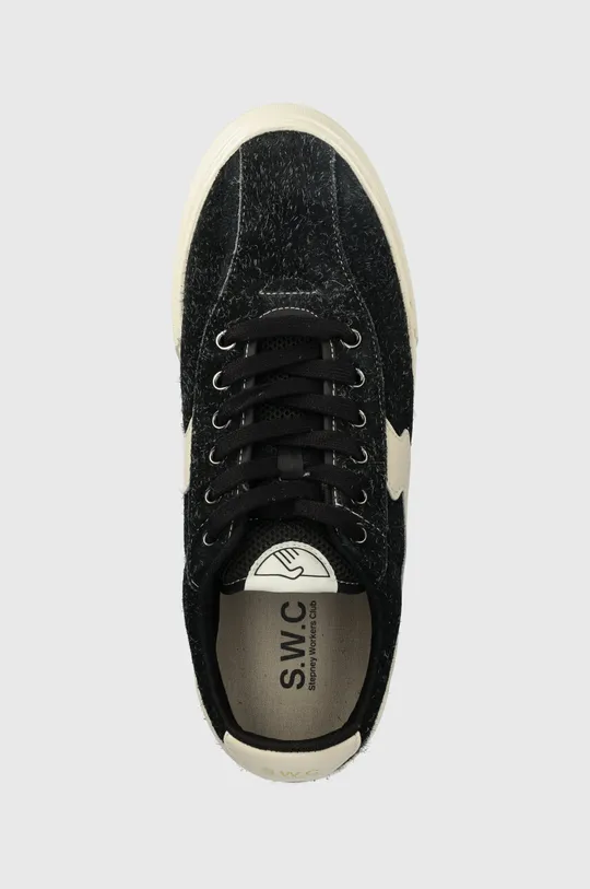black Stepney Workers Club suede sneakers Dellow S-Strike Cup Raw Suede
