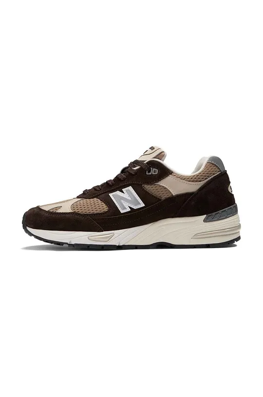 Sneakers boty New Balance Made in UK 991 Svršek: Umělá hmota, Textilní materiál, Semišová kůže Vnitřek: Textilní materiál Podrážka: Umělá hmota