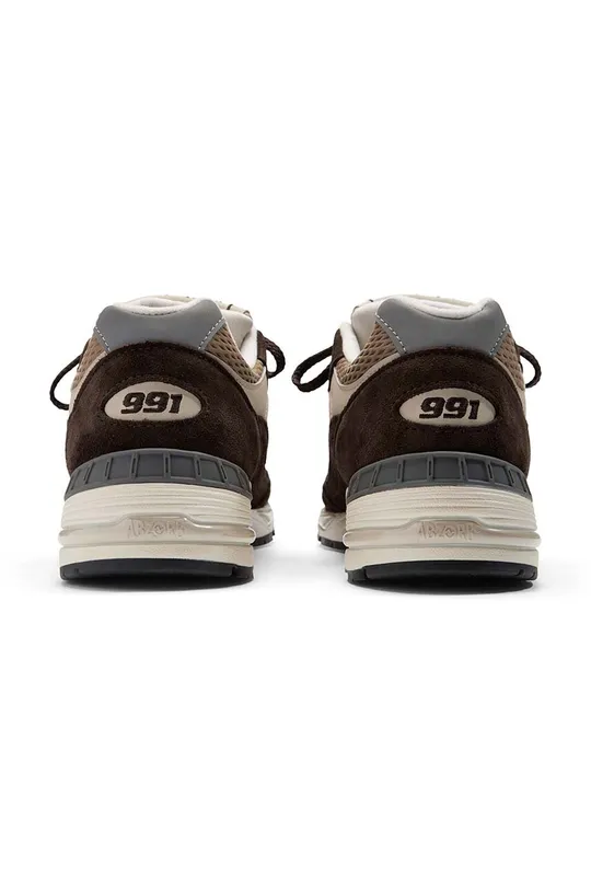 hnědá Sneakers boty New Balance Made in UK 991