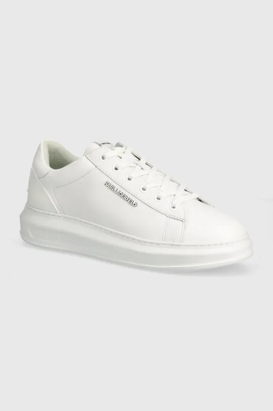 λευκό Δερμάτινα αθλητικά παπούτσια Karl Lagerfeld KAPRI MENS Ανδρικά