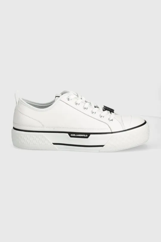 Δερμάτινα ελαφριά παπούτσια Karl Lagerfeld KAMPUS MAX λευκό