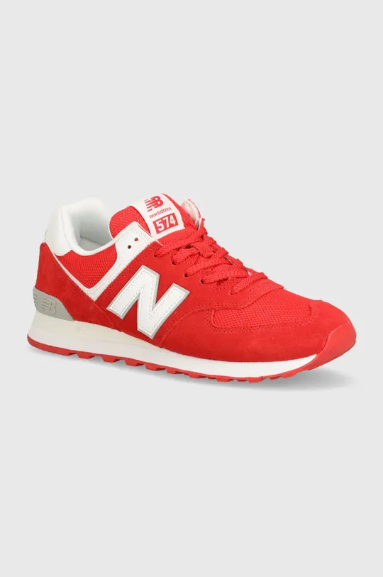 červená Sneakers boty New Balance 574 Pánský