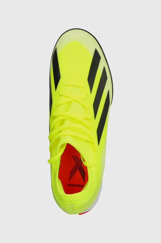żółty adidas Performance obuwie piłkarskie turfy X Crazyfast League