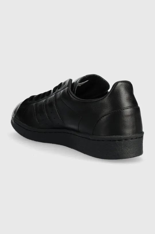 μαύρο Δερμάτινα αθλητικά παπούτσια Y-3 Superstar