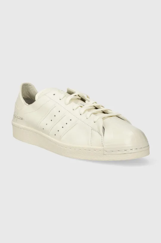 Δερμάτινα αθλητικά παπούτσια Y-3 Superstar λευκό