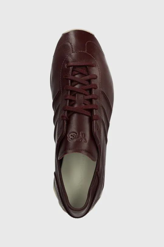 maroon Y-3 leather sneakers Country