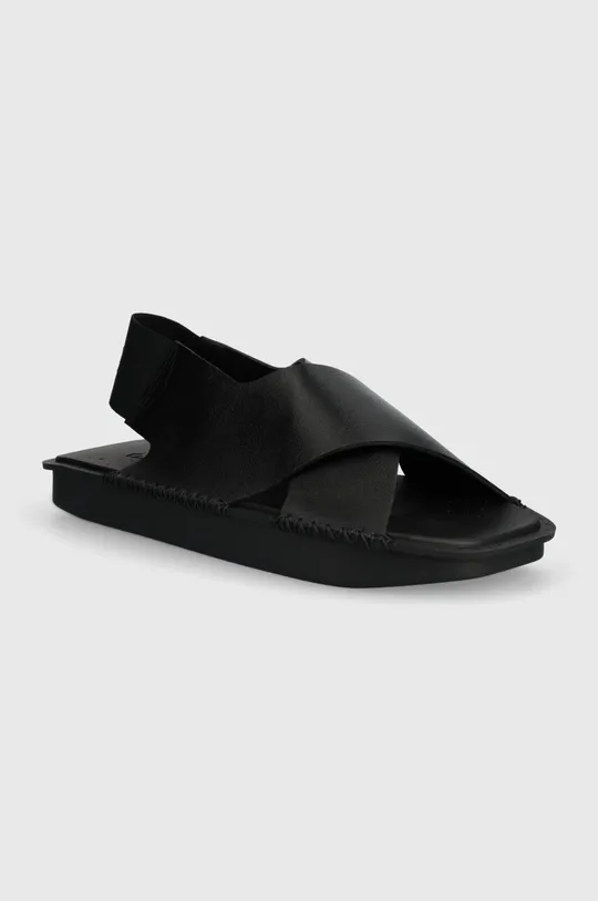 čierna Kožené sandále Y-3 Unisex