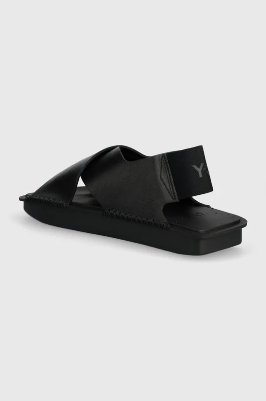 Y-3 leather sandals Uppers: Natural leather Inside: Synthetic material, Textile material Outsole: Synthetic material