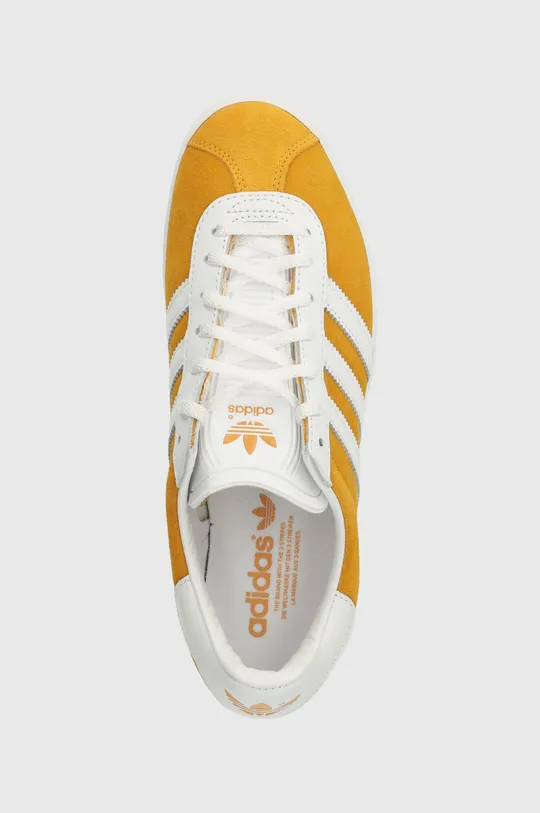 žlutá Kožené sneakers boty adidas Originals Gazelle 85