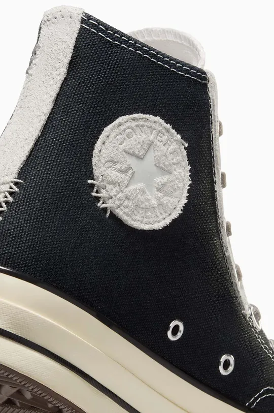 μαύρο Πάνινα παπούτσια Converse Chuck 70