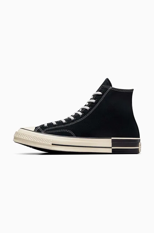 μαύρο Πάνινα παπούτσια Converse Chuck 70