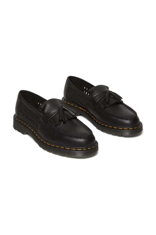 Dr. Martens leather loafers Adrian Woven black