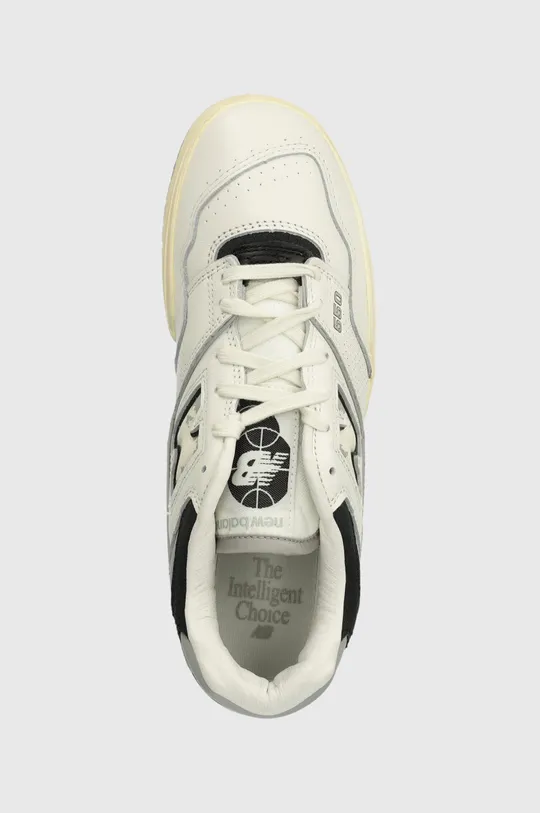 bílá Kožené sneakers boty New Balance BB550VGB