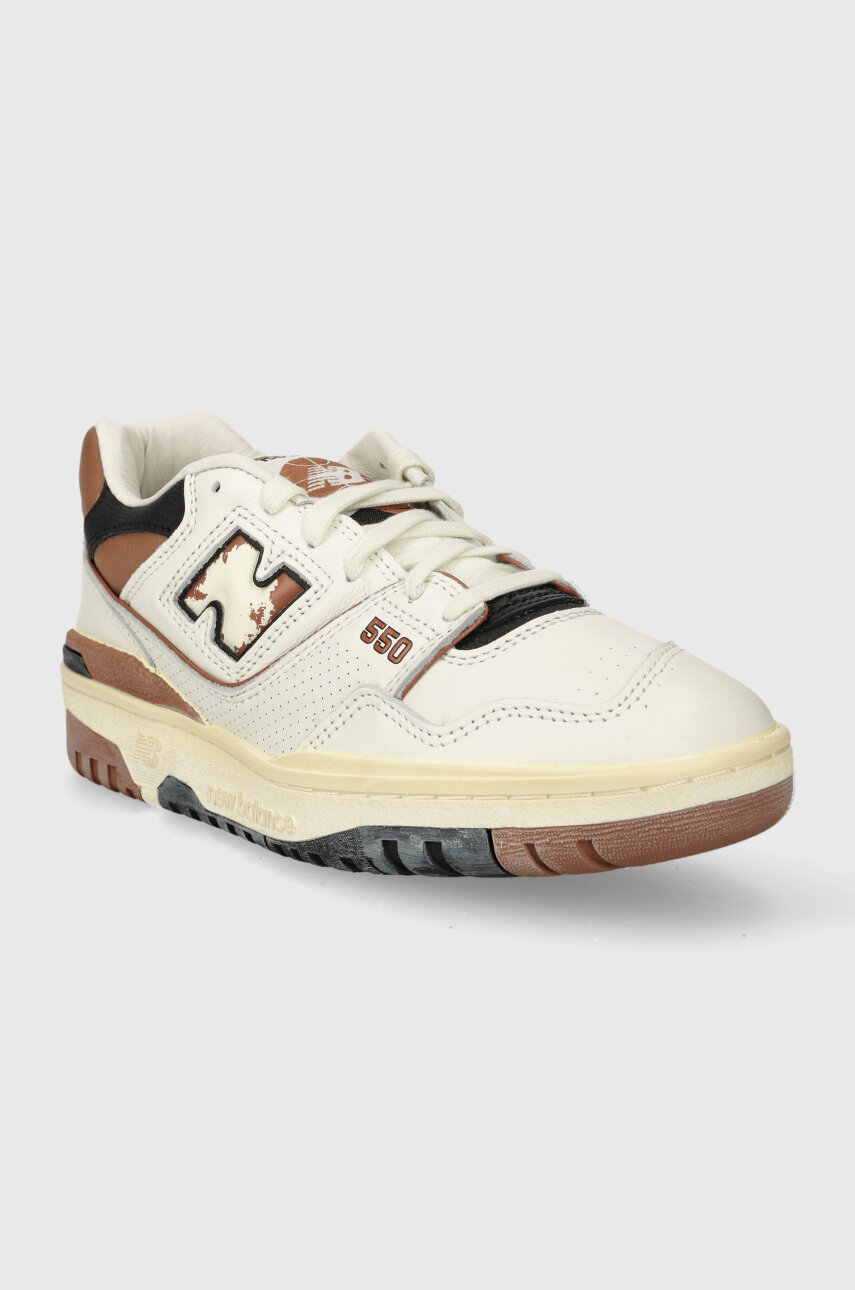 new balance leather sneakers