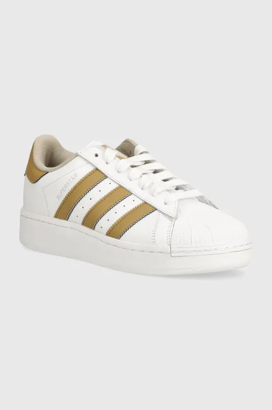 white adidas Originals leather sneakers Superstar XLG Unisex