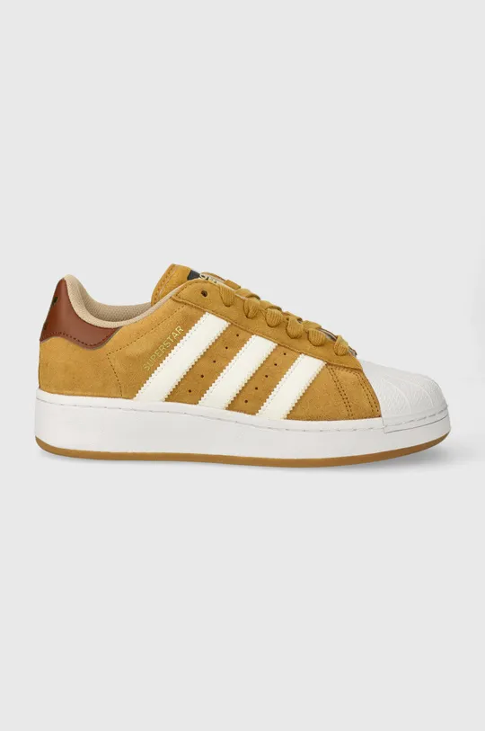 brown adidas Originals leather sneakers Superstar XLG Unisex