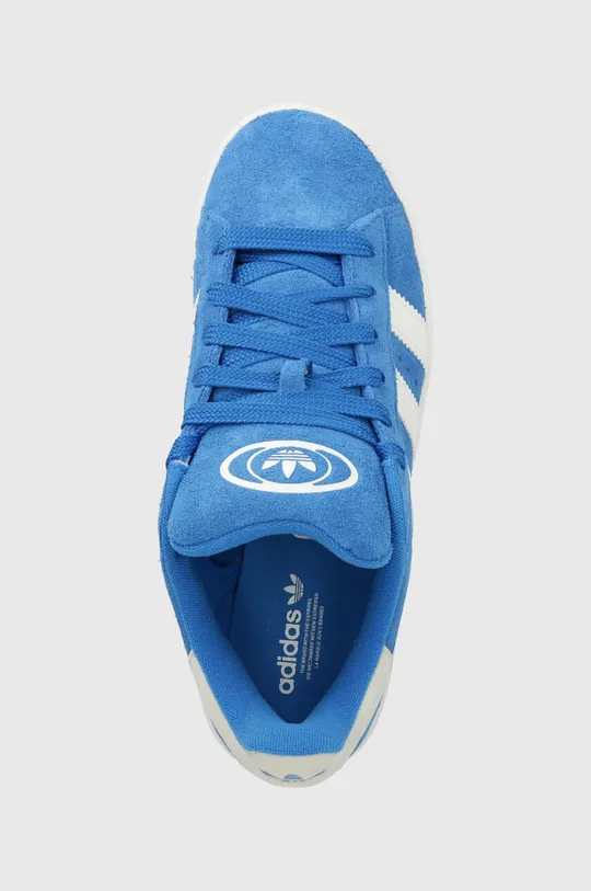 μπλε Σουέτ αθλητικά παπούτσια adidas Originals Campus 00s J