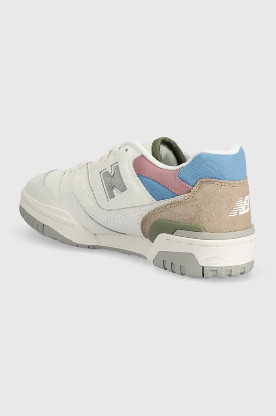 New Balance sneakersy skórzane 550 BB550PGA Cholewka: Skóra naturalna, Skóra zamszowa, Wnętrze: Materiał tekstylny, Podeszwa: Materiał syntetyczny
