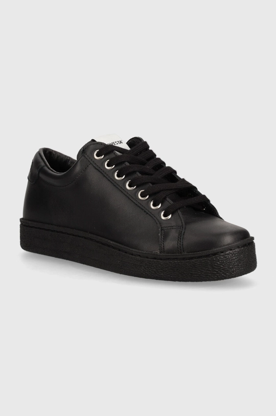 black Novesta leather sneakers ITOH Unisex