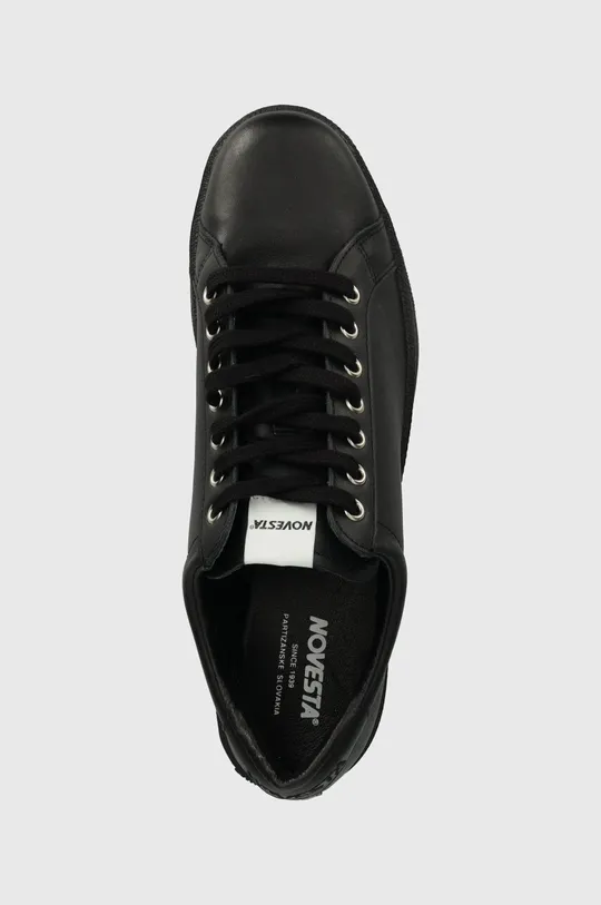 black Novesta leather sneakers ITOH