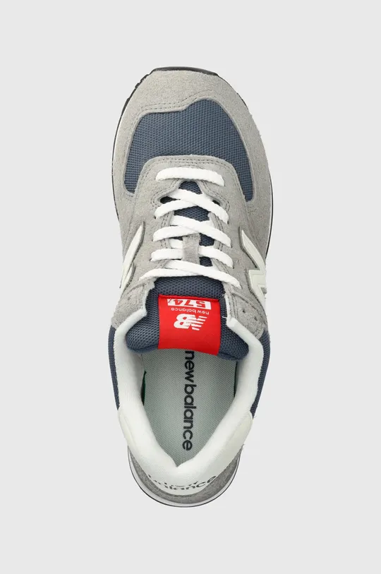 gray New Balance sneakers 574