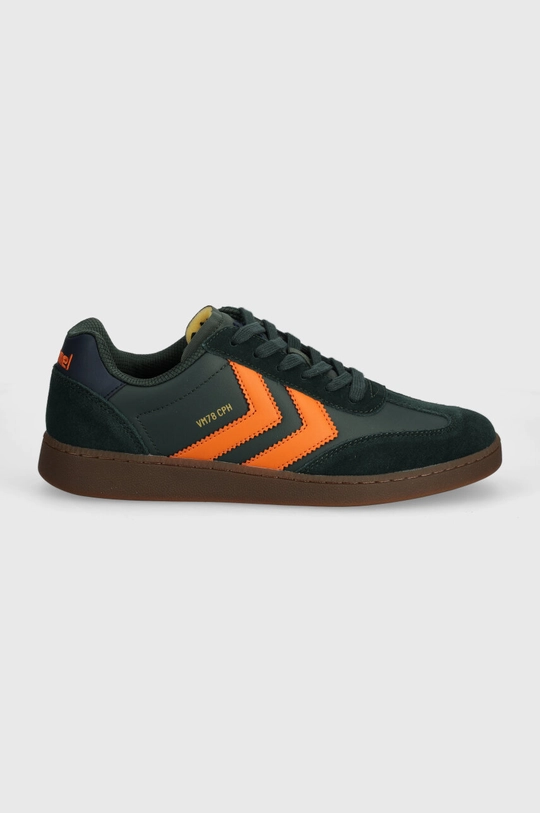 Кожаные кроссовки Hummel VM78 CPH ML зелёный