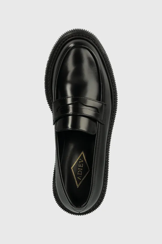 black ADIEU leather loafers Type 159