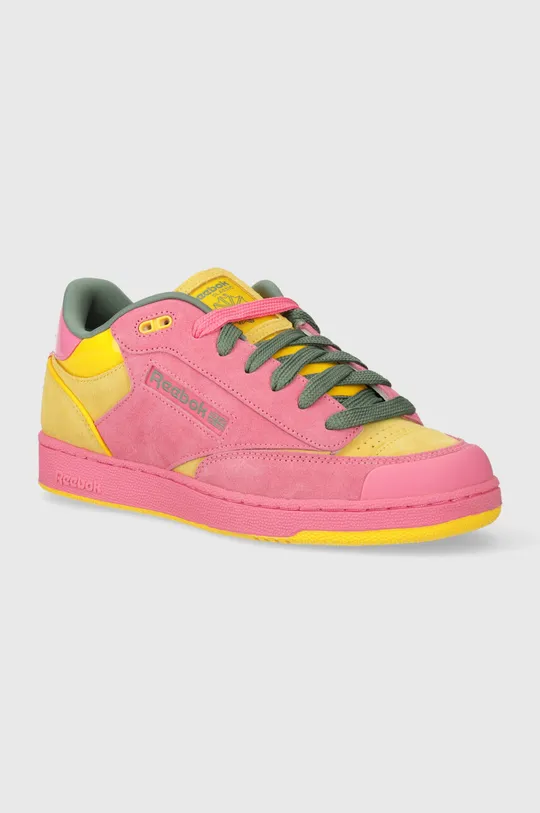 roz Reebok Classic sneakers din piele Club C Bulc Unisex