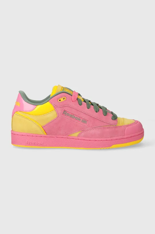 Δερμάτινα αθλητικά παπούτσια Reebok Classic Club C Bulc ροζ