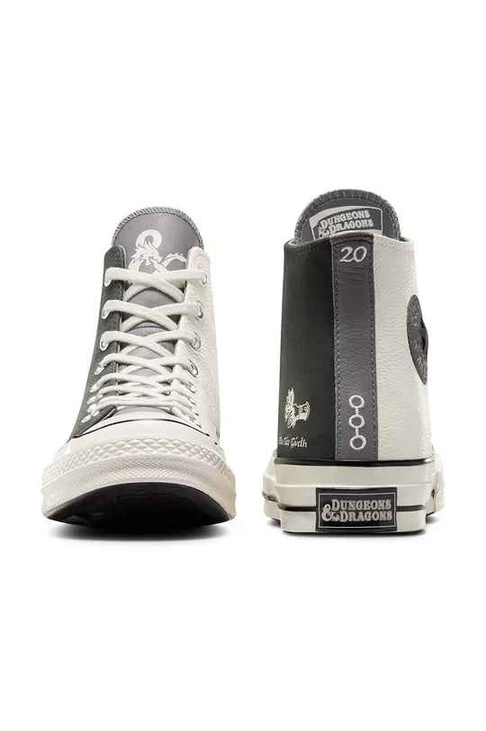 λευκό Δερμάτινα ελαφριά παπούτσια Converse Converse x Dungeons & Dragons Chuck 70