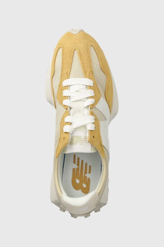 beige New Balance sneakers