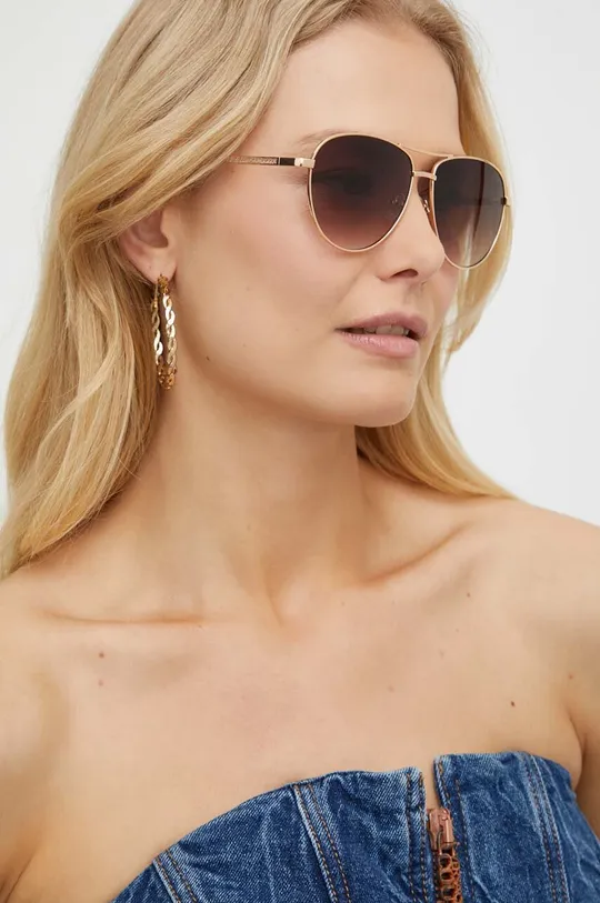 золотий Сонцезахисні окуляри Guess Жіночий