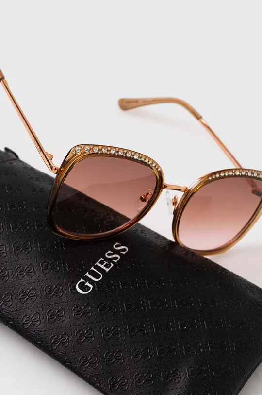 różowy Guess okulary przeciwsłoneczne