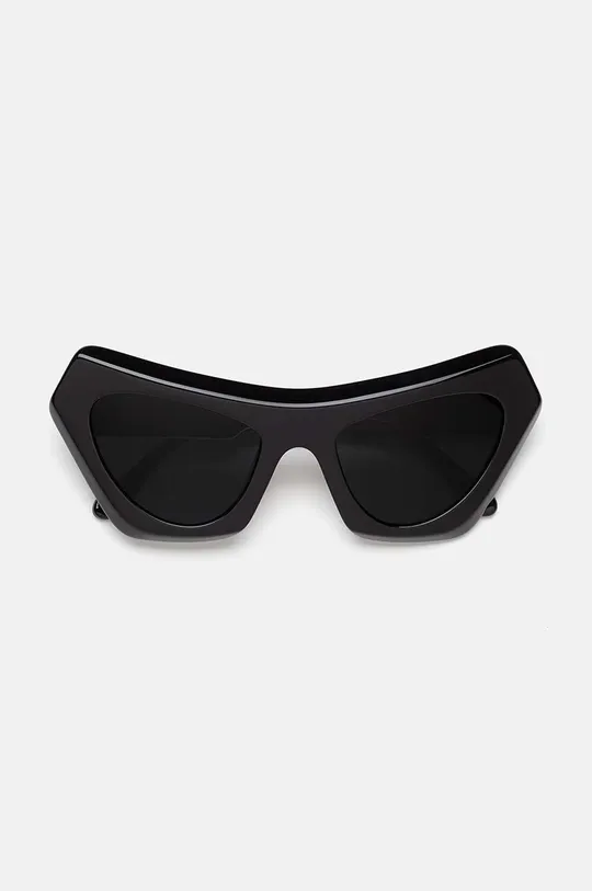 Marni okulary przeciwsłoneczne Devil's Pool Black Acetat, Metal, Materiał syntetyczny