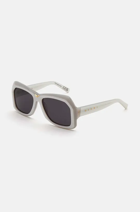 Marni okulary przeciwsłoneczne Tiznit Metallic Silver szary