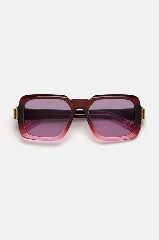 różowy Marni okulary przeciwsłoneczne Zamalek Faded Burgundy