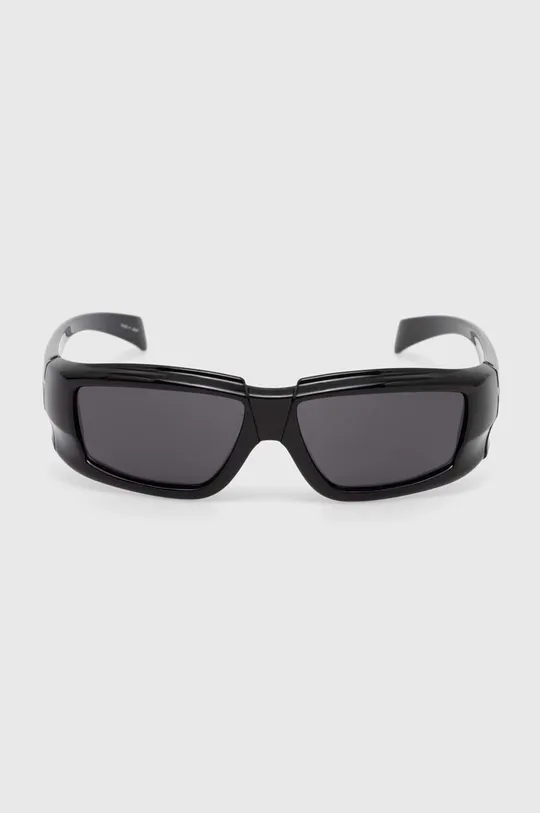 czarny Rick Owens okulary przeciwsłoneczne Occhiali Da Sole Sunglasses Rick Unisex