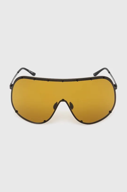 black Rick Owens sunglasses Occhiali Da Sole Sunglasses Shield Unisex