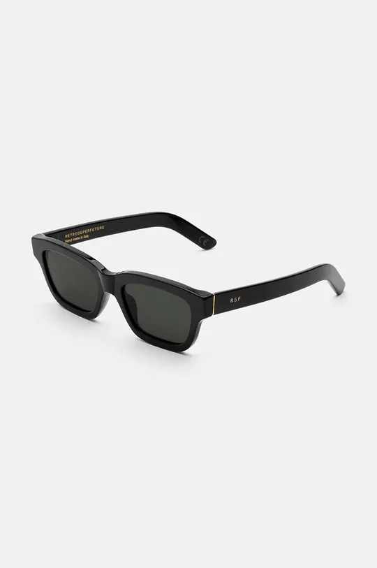czarny Retrosuperfuture okulary przeciwsłoneczne Milano Unisex